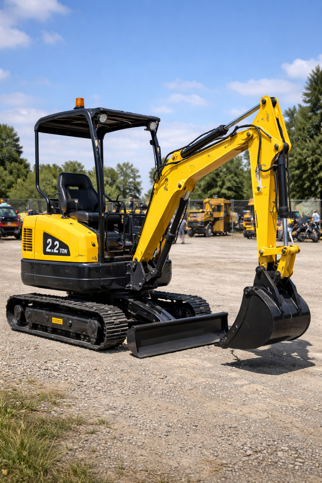 Mini-Pelle Escavatore Cingolato 2.2 Ton