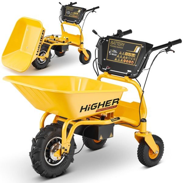 Brouette électrique à batterie HIGHER 500W – Puissance et Efficacité Réinventées – Image 11
