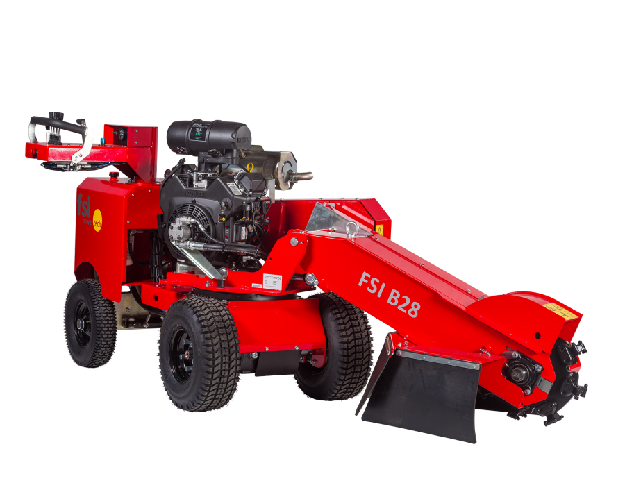 FSI B28 - Rogneuse de souche compacte avec fonctionnement hydraulique - Efficace et facile à manœuvrer – Image 4