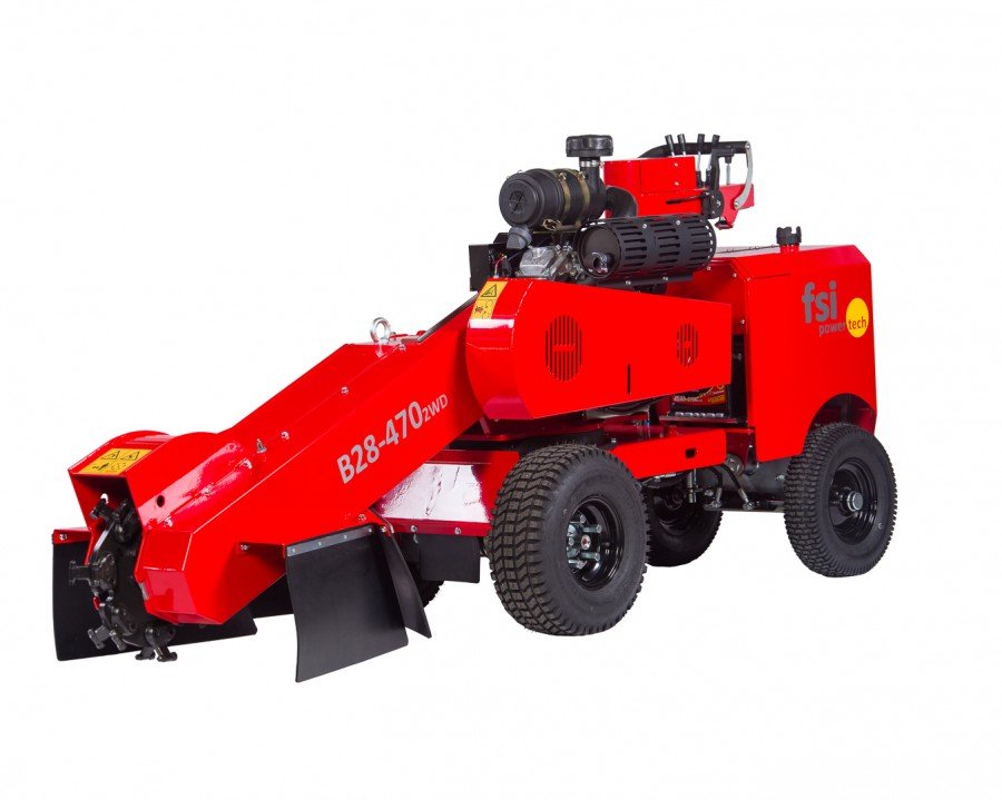 FSI B28 - Rogneuse de souche compacte avec fonctionnement hydraulique - Efficace et facile à manœuvrer – Image 2