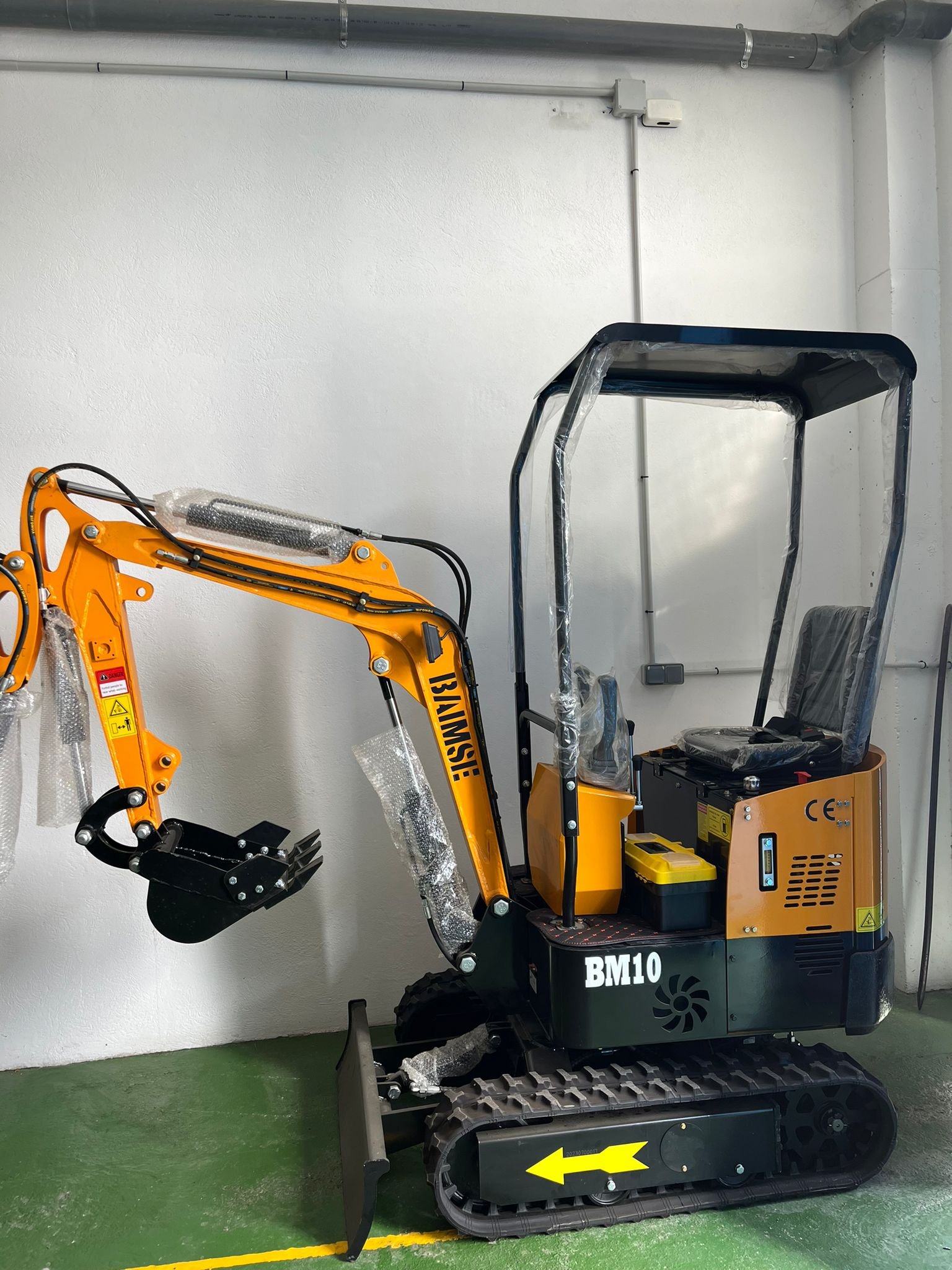 Mini Pelle Rotative JPC BAIMSE BM10 1 Tonne, Moteur Monocylindre