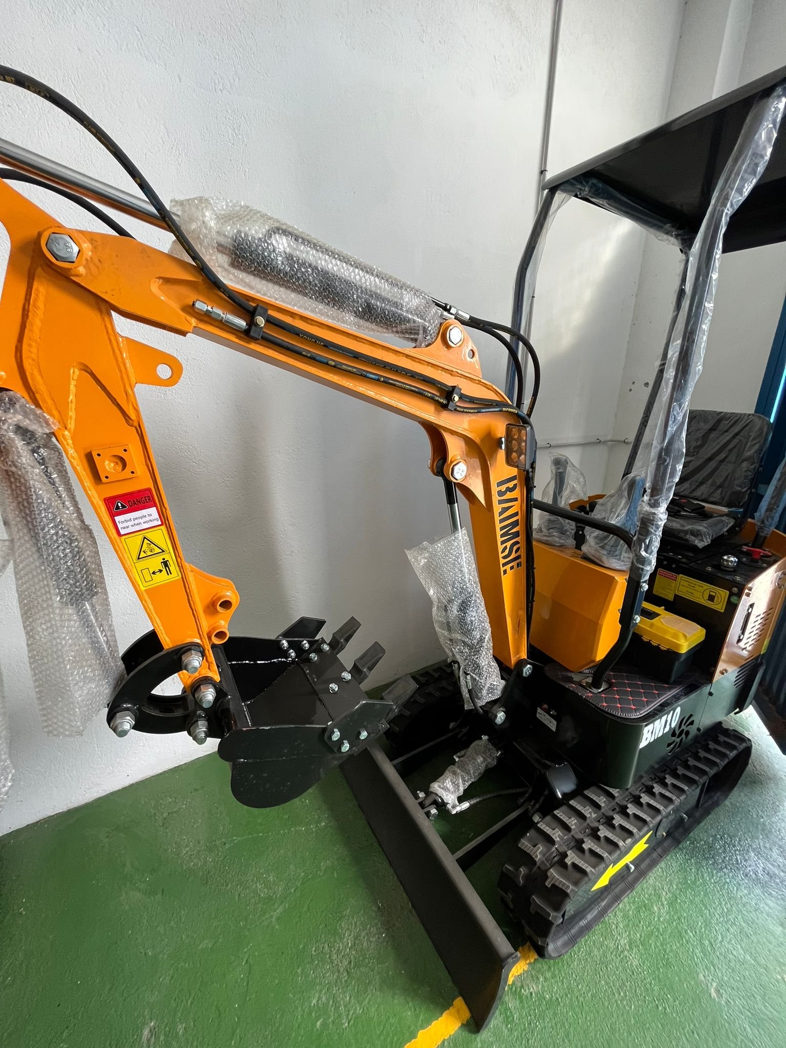 Mini Pelle Rotative JPC BAIMSE BM10 1 Tonne, Moteur Monocylindre – Image 12