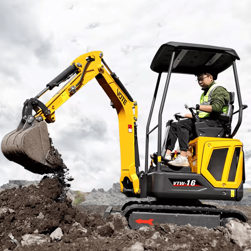 Mini-pelle 1 Tonne EURO 5 avec Moteur Kubota – Image 3