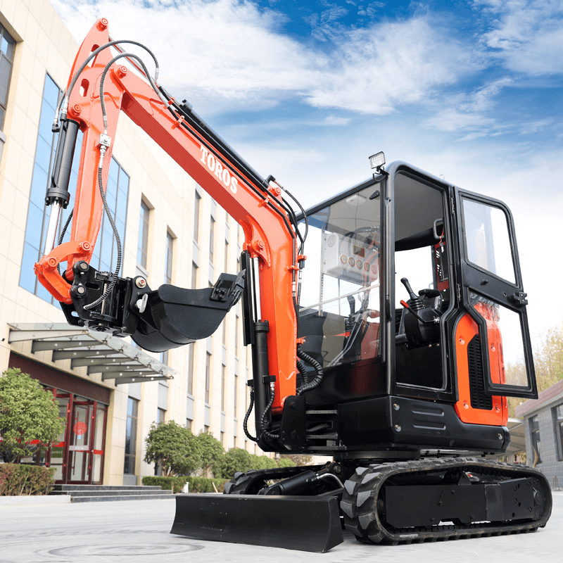 Mini Pelle 2,5 Tonnes avec Cabine 24,5 KW – TOROS TE-25 – Image 4